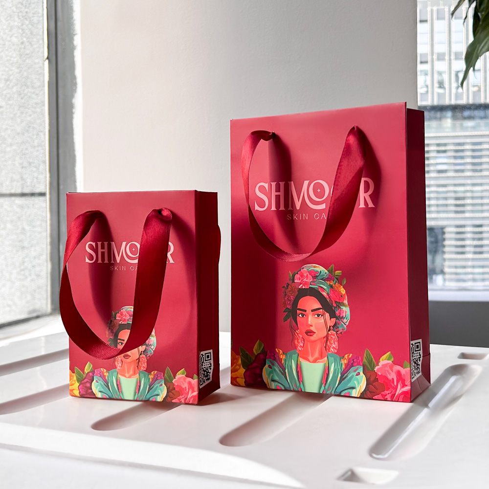Custom Logo Luxury Jewelry Gift Paper Bag Set with Handles High Quality Fashion Paper Box Card for Wholesale Shopping - Image 3