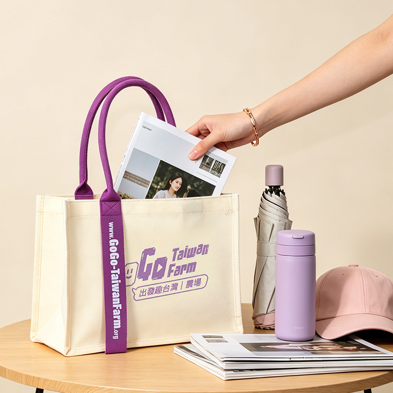 Designer Customized Size Logo for Custom Large Capacity Reusable with Streamer Cotton Canvas Bag for Shopping Tote Bags